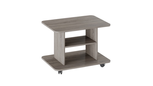 Стол Журнальный Тип 1 Дуб Сонома Трюфель /Ш-500× Д-700 × В-500 мм