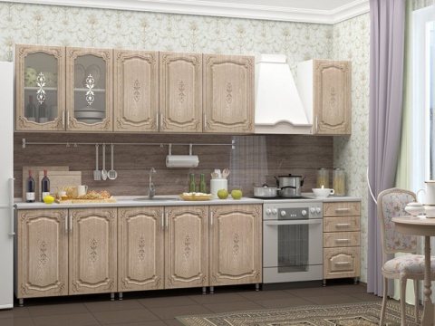 Кухонный Гарнитур Флорида МДФ 2000/2500/2600 мм